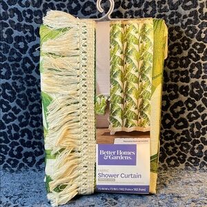 Better Homes & Gardens Tropical Leaves Shower Curtain